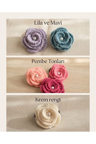 EUROPA HOME Elastic Hand-Knitted Hair Clip. (This Is the Price for One Item.)