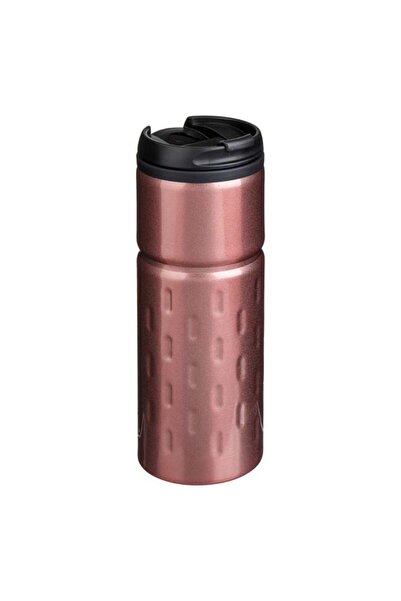 OEM Pahar metalic negru cu capac, 450 ml, reutilizabil pentru cafea, apă sau ...