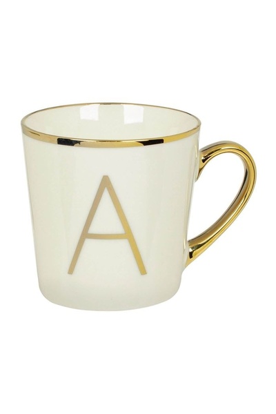 OEM Cană New Bone aurie 460ml, literă aurie