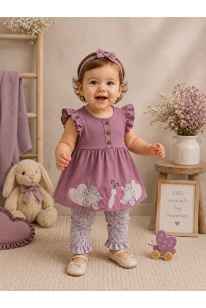 Superbaby Compleu din doua piese, tricou si pantaloni pentru bebelusi, Deco, ...