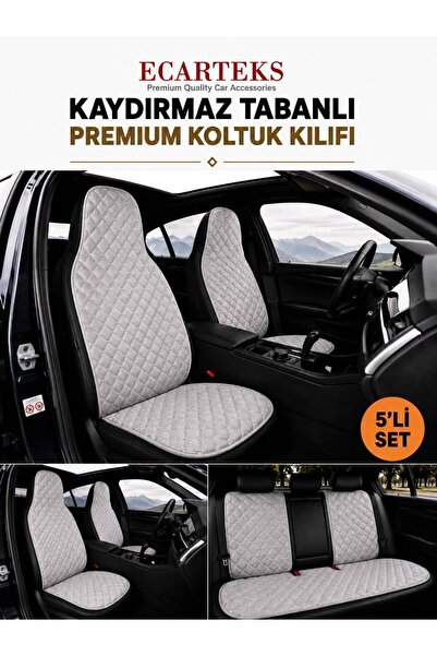 ECARTEKS PREMİUM QUALİTY CAR ACCESSORİES 5li Oto Koltuk Minder Seti Terletmez...