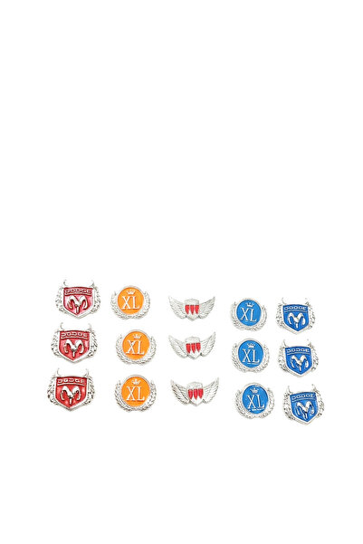 lina oto aksesuar 15Pcs New Metal Badge with Tape