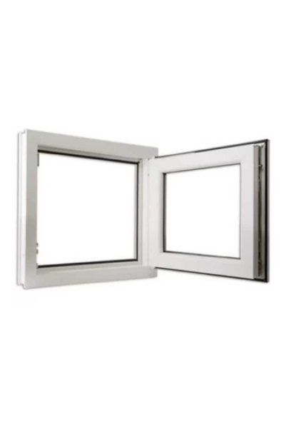 deceuninck Fereastră termopan, Deceuninck, PVC, 5 camere, 560mm x 560mm, albă, oscilobatantă, cu deschidere la dreapta