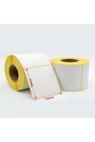 KARTALLAR ETİKET 100x100 Termal Etiket 500'lü Rulo Barkod Kargo Etiketi Güçlü...