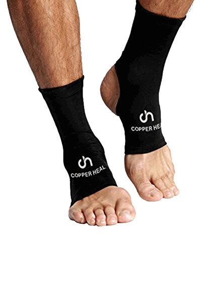 COPPER HEAL Set 2 manșoane pentru glezne cu cupru pentru ameliorarea durerii,...