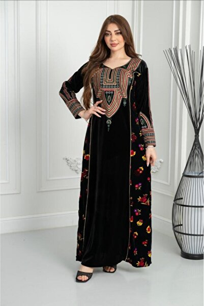 riva fashion Traditional Velvet Jalabiya Set Al-Sabahib