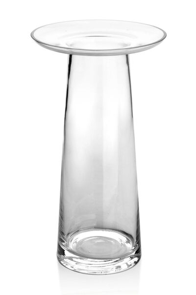MONDEX Vază de sticlă SERENITE H25x14.5 cm Transparentă 1 buc.
