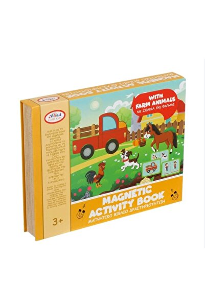 Cool Kids Joc magnetic cu tematică animale de fermă