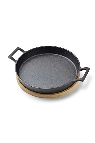 MONDEX Vas de servire din fontă LUXE Mini 20x20x4 cm Negru Mat 500 ml