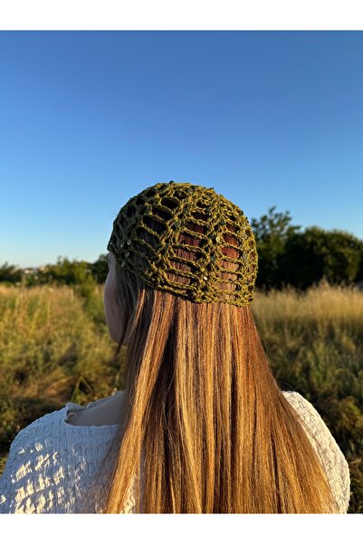 BeeMade Craft Pullu File Bere, Trend Yazlık Bere