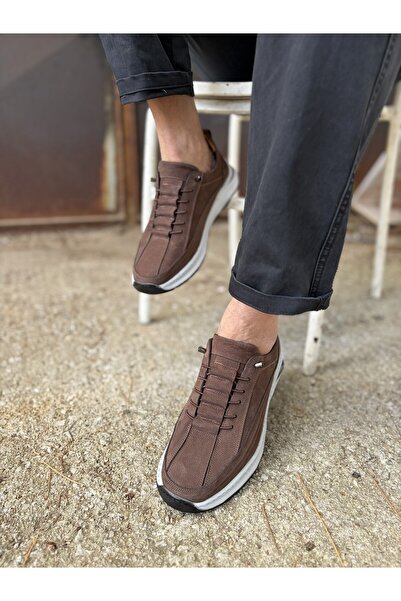 Trextone Handmade Genuine Leather Men's Casual Sneaker Shoes