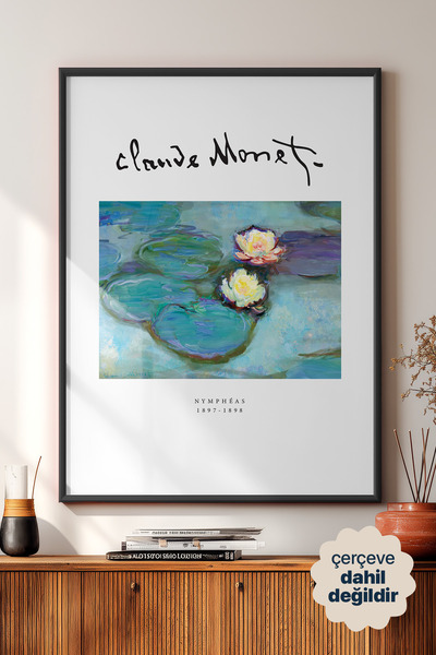 Persona Istanbul Claude Monet "Nymphéas, 1897-1898" - Empresyonist Sanat Post...