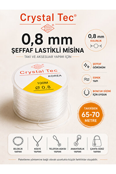 Hobimos Fir elastic transparent de 0,8 mm, aproximativ 65-70 de metri |   Șnu...