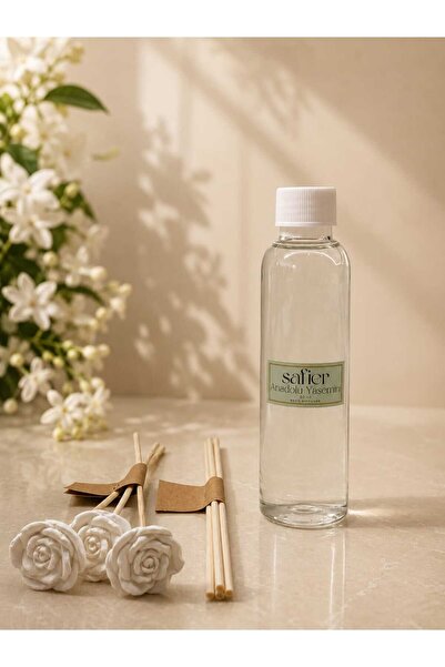 SAFİER Anadolu Yasemini Çubuklu Oda Kokusu Yedek Kit (Refill) 150 ml – 4 Adet...