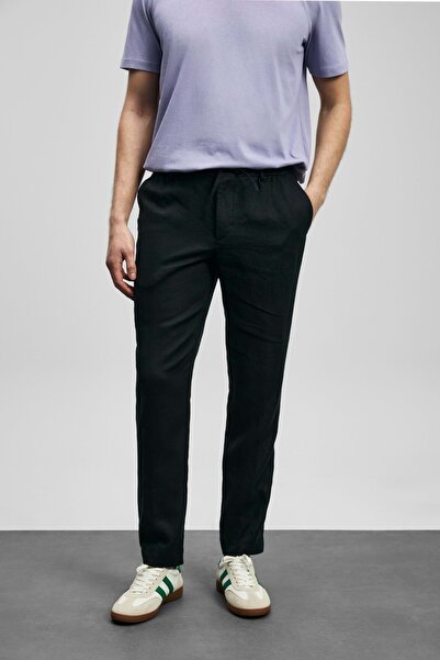 Lufian 111190363 Karl Jogger Pants Slim Fit Men's Trousers Black