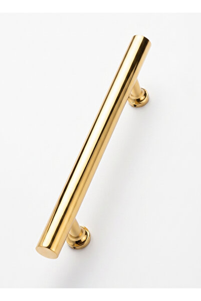 Altunbaş Furniture Parlak Gold Lüks Dolap Kulbu Çubuk T Kulp 160 mm (Toplam B...