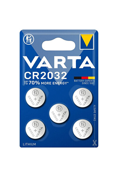 Varta CR 2032 3V Μπαταρίες λιθίου για ρολόγια, 5 τεμάχια