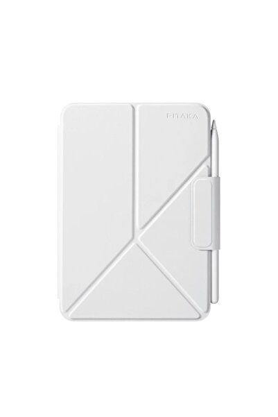 PITAKA MagEZ Folio 2 за iPad mini 6 / A17 Pro - Бял