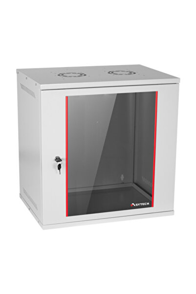 ASYTECH Networking Rack de perete 12U 19'' 542X400, capacitate de încărcare 5...