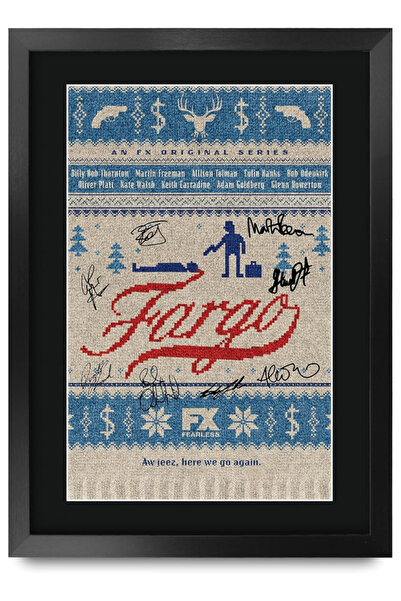 HWC Trading صورة موقعة مطبوعة لمارتن فريمان من A3 FR Fargo للمعجبين بذكريات ا...