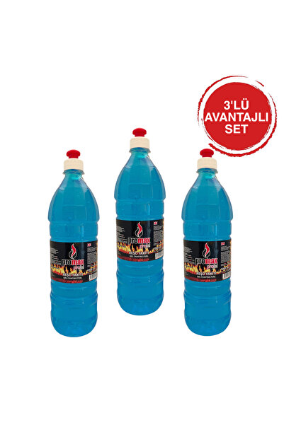 promax projel Promax 3'lü Set 1 Litre Jel Reşo Yakıtı - Açık Büfe, Kamp, Mang...