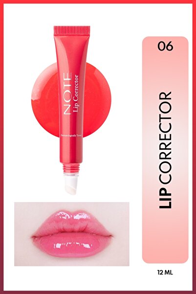 NOTE Lip Corrector 06 Pembe Renklendirici Ve Nemlendirici Dudak Parlatıcısı