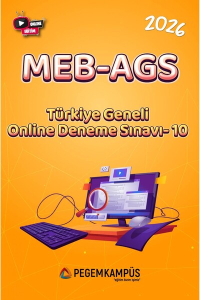 Pegem Akademi Yayıncılık 2026 MEB-AGS Türkiye Geneli Online Deneme Sınavı-10