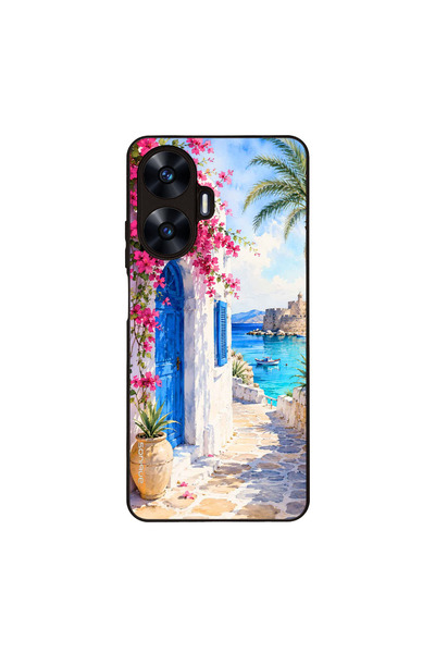 Sonique Θήκη Greek Island Muse Series για Realme C55 Σοκάκι Ρόδου
