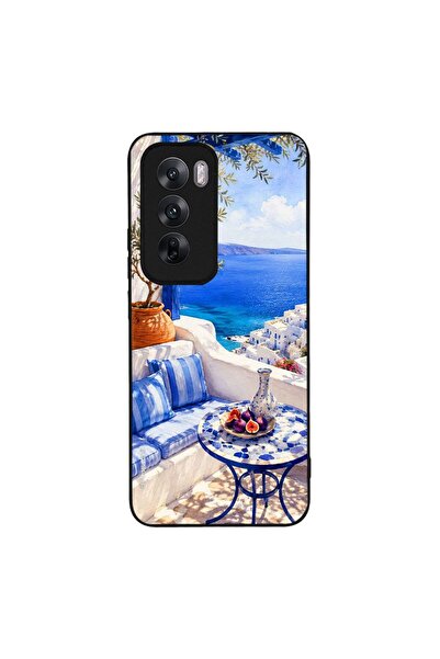 Sonique Θήκη SoniqueGreek Island Muse Series για Oppo Reno12 5G Θέα του Αιγαίου
