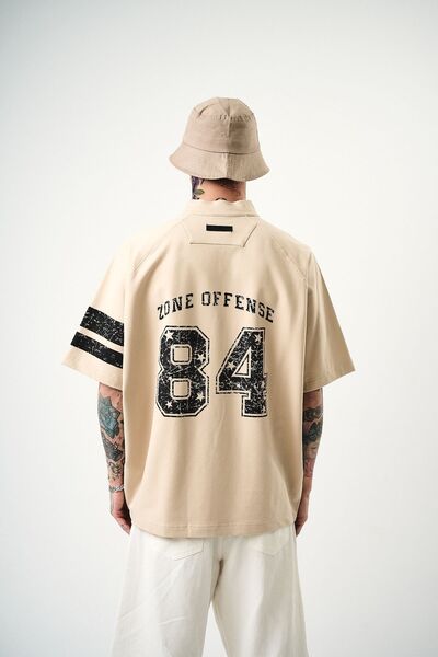 Respire 84 Zone Tricou supradimensionat Bej