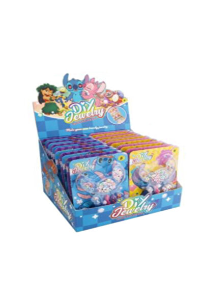 Generic Stitch DIY Bead Set for Kids - 24 Pieces (Assorted Types)