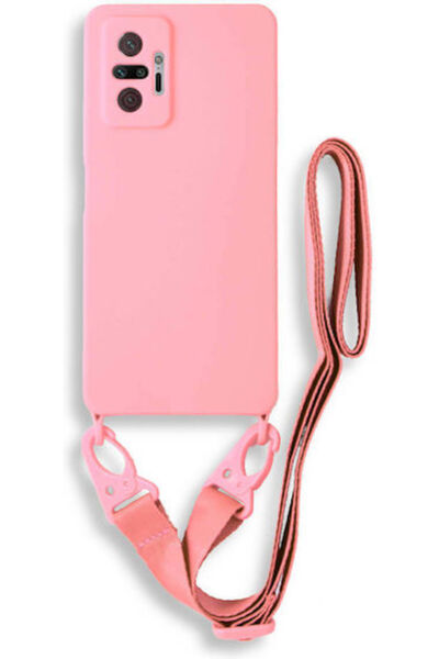 Other Bodycell Πίσω Θήκη Σιλικόνης με Λουράκι Ροζ (Redmi Note 10 Pro) Κωδικός...