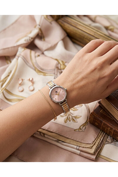 DNZ Watch Store Minimal Yaylı Kordonlu Retro Kadın Kol Saati