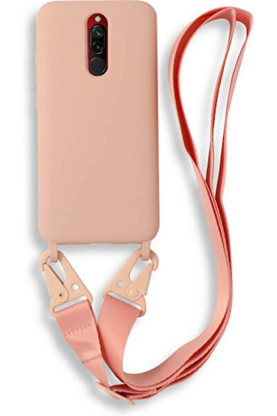 Other Bodycell Πίσω Θήκη Σιλικόνης με Λουράκι Ροζ (Redmi 8) Κωδικός: BL-00175