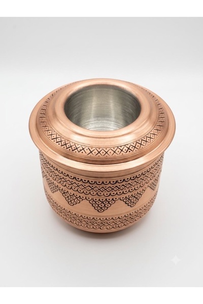 AURA COPPER Bakır Ehli Keyf Jelli Ağır Bakır İşleme Üzüm Desen Rose & Bronz 1...