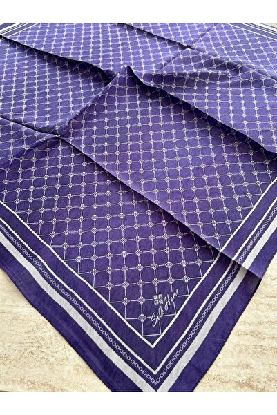 Silk Home Olinda Scarf Navy Blue White