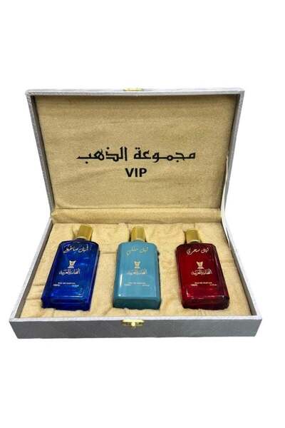 Vip عطر محلي - مجموعة الذهب الفاخرة 3 عطور (فاخرة) 100 مل