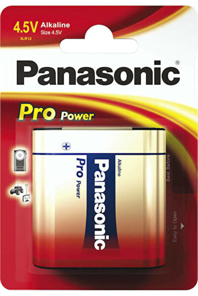 PANASONIC Αλκαλικές Μπαταρίες 3LR12 Pro Power 4.5V Κωδικός: 3LR12PPG/1BP