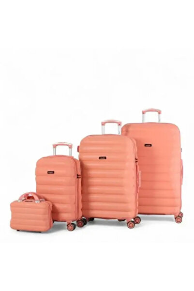 PP Stylish and Durable Travel Luggage Set - 4-Piece Polypropylene Shatterproo...