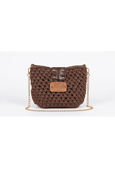 JADDA Handmade Daily Knitted Handbag Macrame Yarn