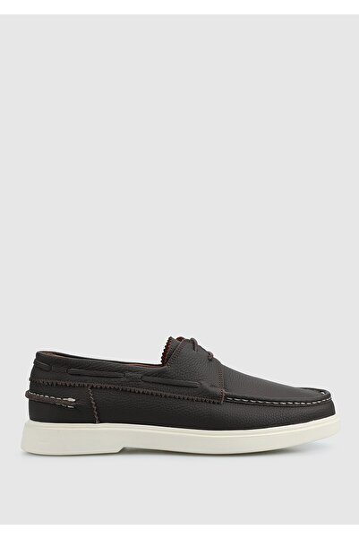 Provoq Brown Leather Men's Shoes