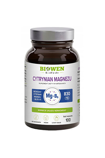 Biowen Cytrynian Magnezu 100 Capsule