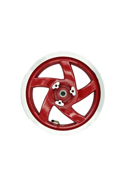 OEM Scooter Arka Jant 12 İnç Diskli Küçük Göbek Kırmızı
