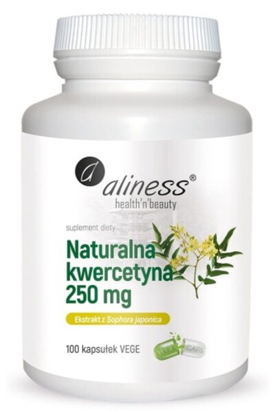 Aliness Naturalna Quercetina 250mg 100 Capsule