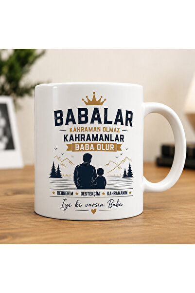 NOTA BASKI MERKEZİ Special Mug for Fathers