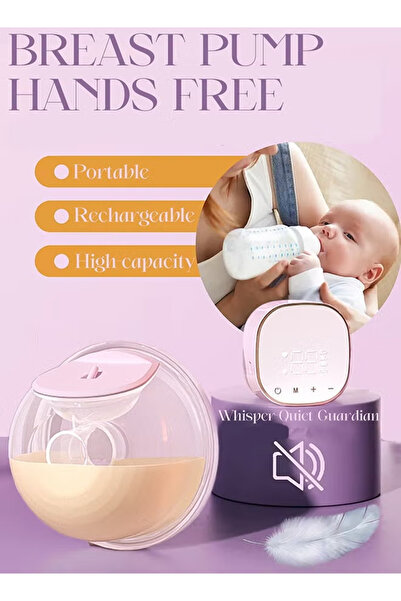 Mi VAZA Portable Hands free Breast Single Pump Wearable, silent Hands Free Br...