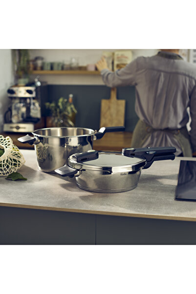 Fissler Vitaquick Elemental Düdüklü Tencere 4,5+2,5 Litre