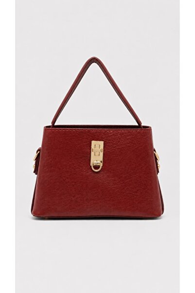 LikeMoon Women's Hand and Shoulder Bag Stylish Daily Use Bag with Lock Detail