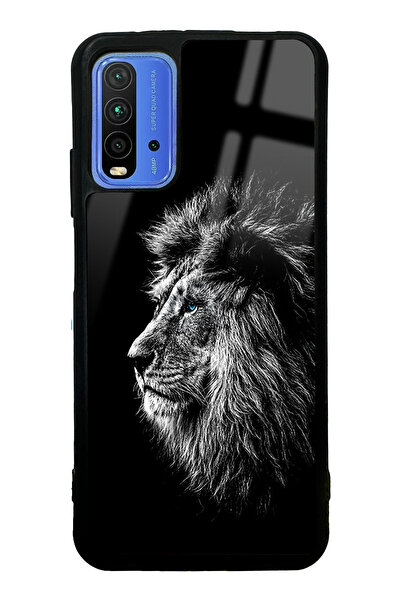Spoyi Xiaomi Redmi 9T Aslan Tasarımlı Glossy Telefon Kılıfı