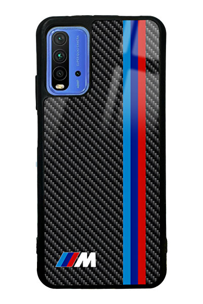 Spoyi Xiaomi Redmi 9T Karbon M2 Tasarımlı Glossy Telefon Kılıfı